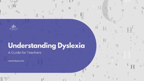 course | Understanding Dyslexia - A Guide for Teachers